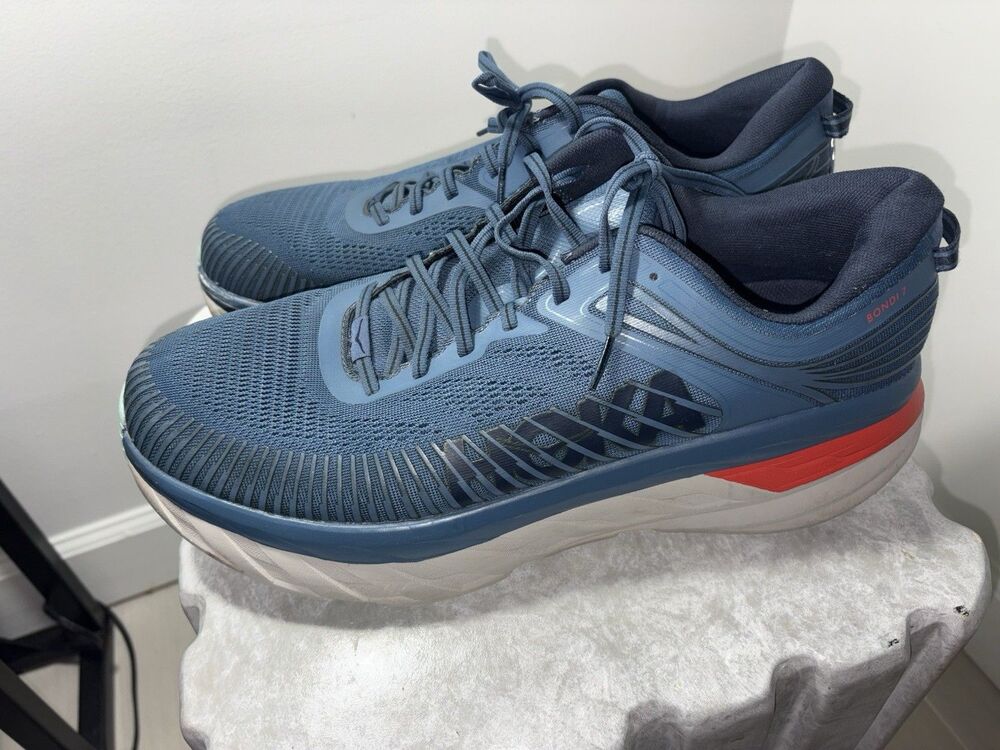 HOKA Bondi 7 Real Teal Outer Space Size 13